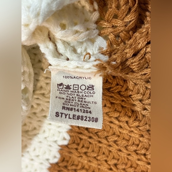 Hem & Thread Striped Multicolor Women's Fall Autumn Cozy Sweater Size Large - Picture 11 of 16